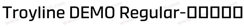 Troyline DEMO Regular字体转换